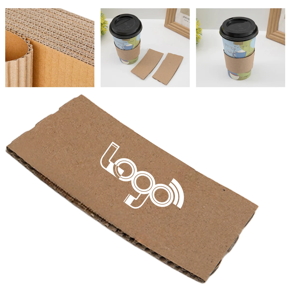 Disposable Cup Sleeve for Hot Beverages 1