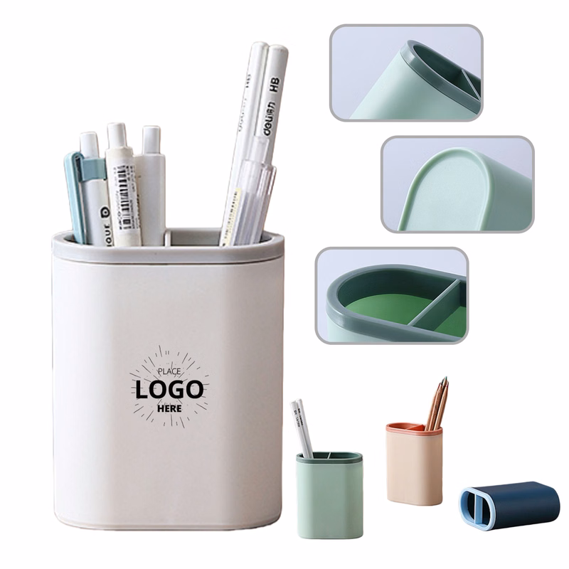 Large Capacity Two-Tone Pen Holder
