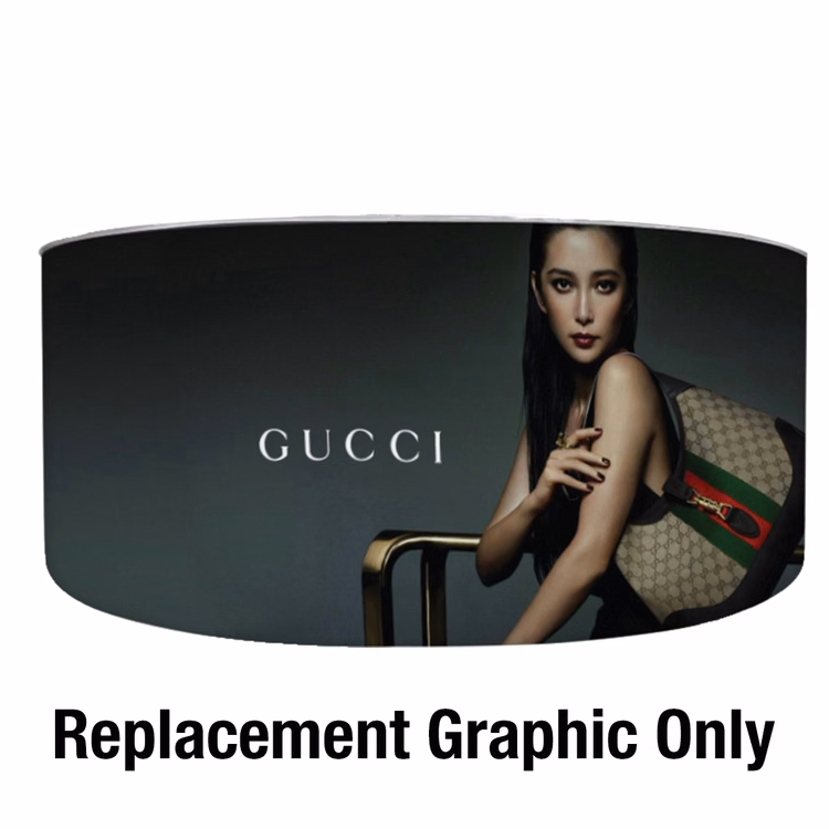 Fabsta™ exhibition table Counter, 5 pieces, Replacement Graphic trade show exhibit table