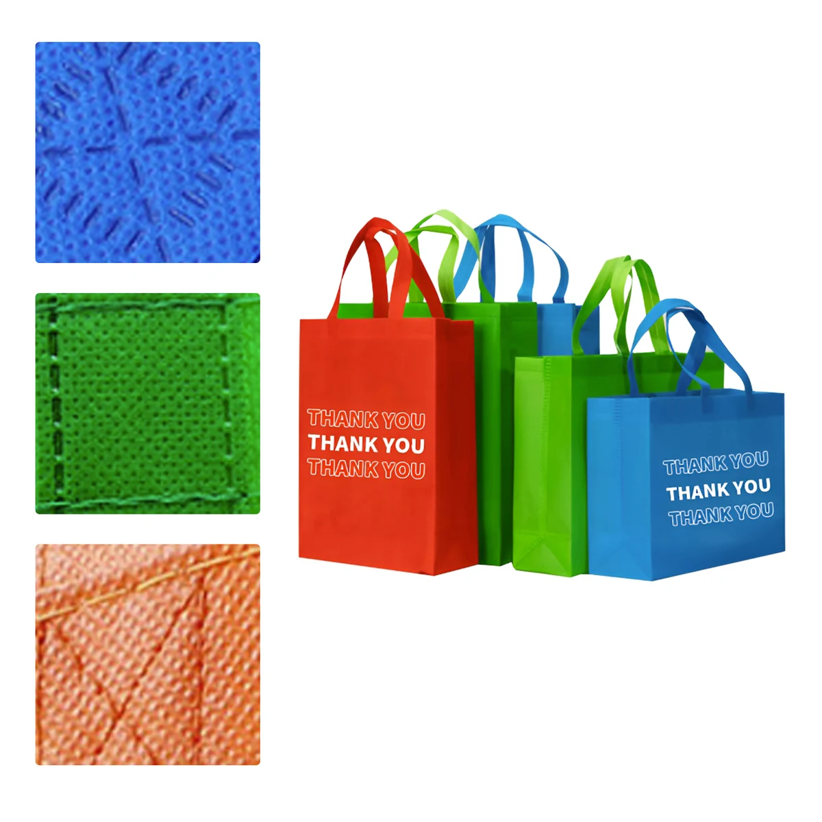 MOQ 50 Custom Non-Woven Tote Bag Blank Eco-Friendly Promotional Gift 1