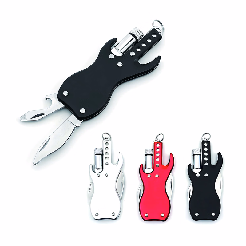 Guitar Shape Multi-functional Tool With Flashlight