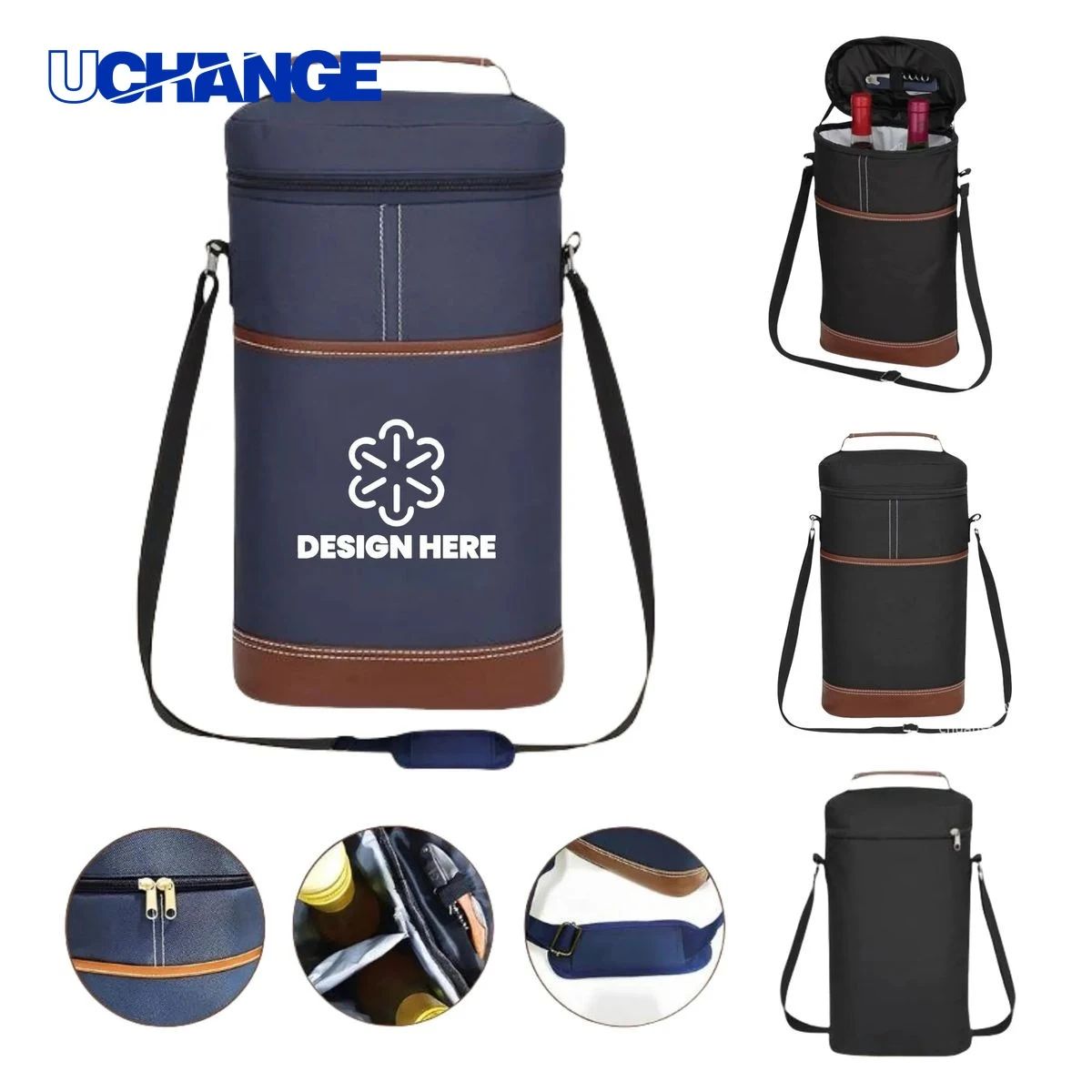 Cylinder Wine Cooler Bag for Bottles 1