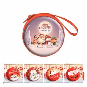 Christmas Design Of Tinplate Coin Purse Gift