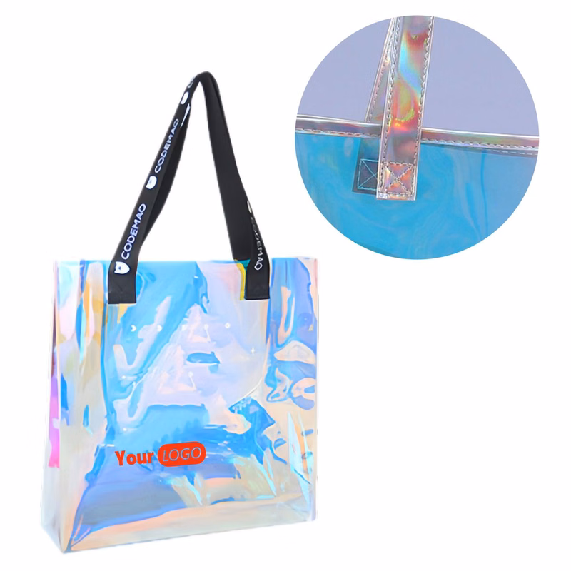 PVC Laser Iridescent Handheld Bag