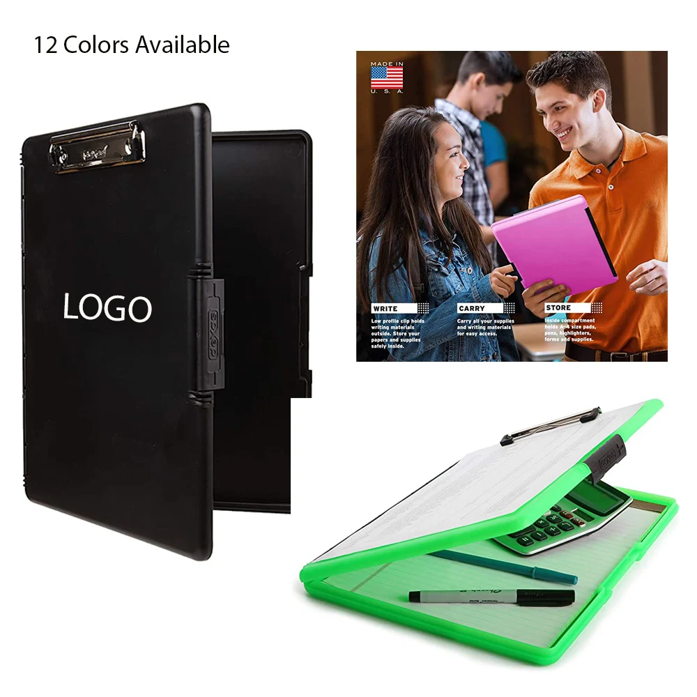 Slim caseColor Clipboard with Side Opening Made in the USA 1
