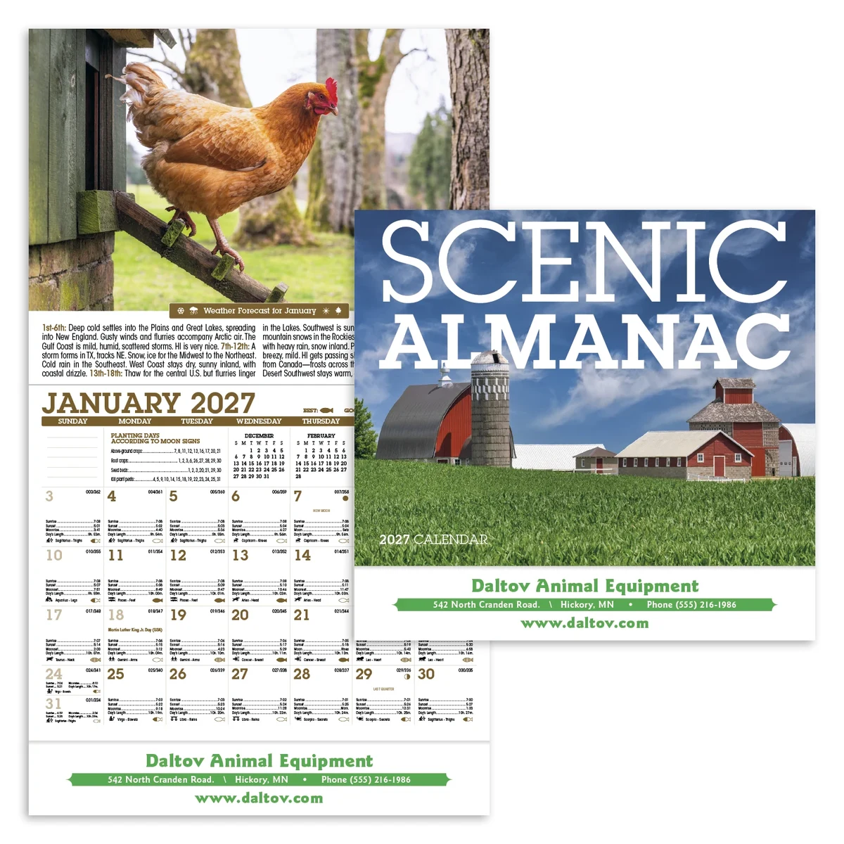 13 Month Scenic Almanac - Stapled 1