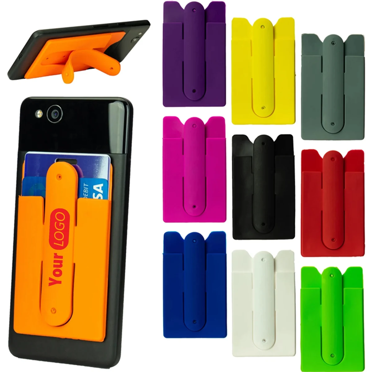 Mobile Phone Card Holder With Stand 1