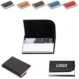 PU Leather Business Name Card Holder 1