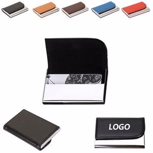 PU Leather Business Name Card Holder