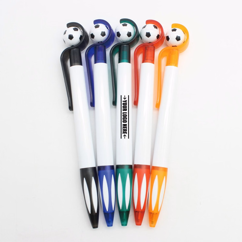 Soccer Shape Cartoon Clic Writing Pen