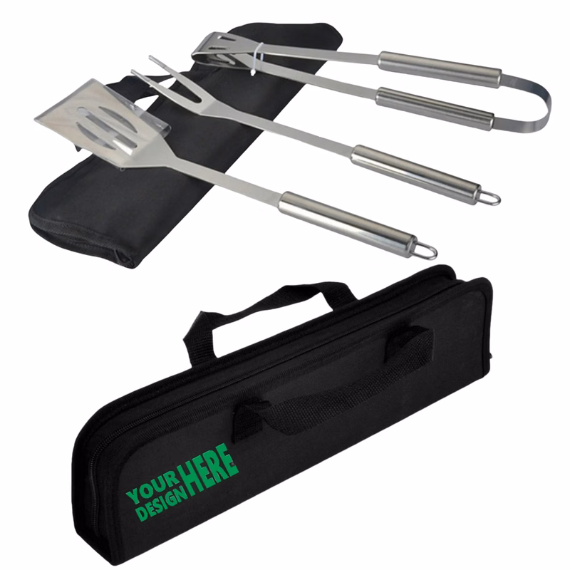 Stainless Steel 3PC BBQ Set