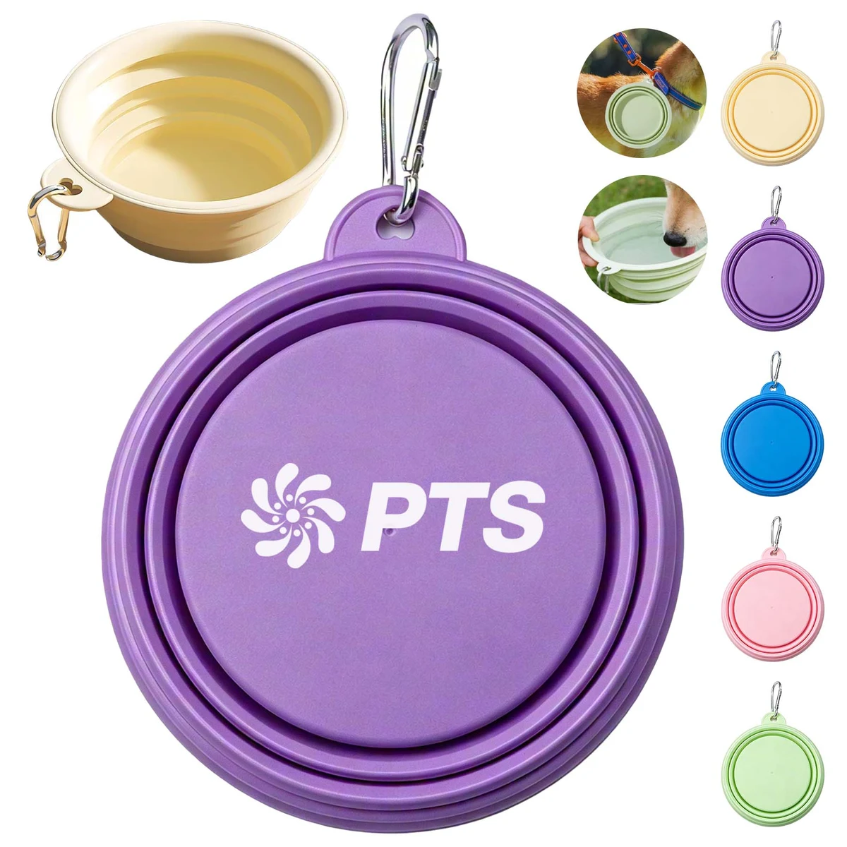 Foldable Pet Feeding Bowl 1