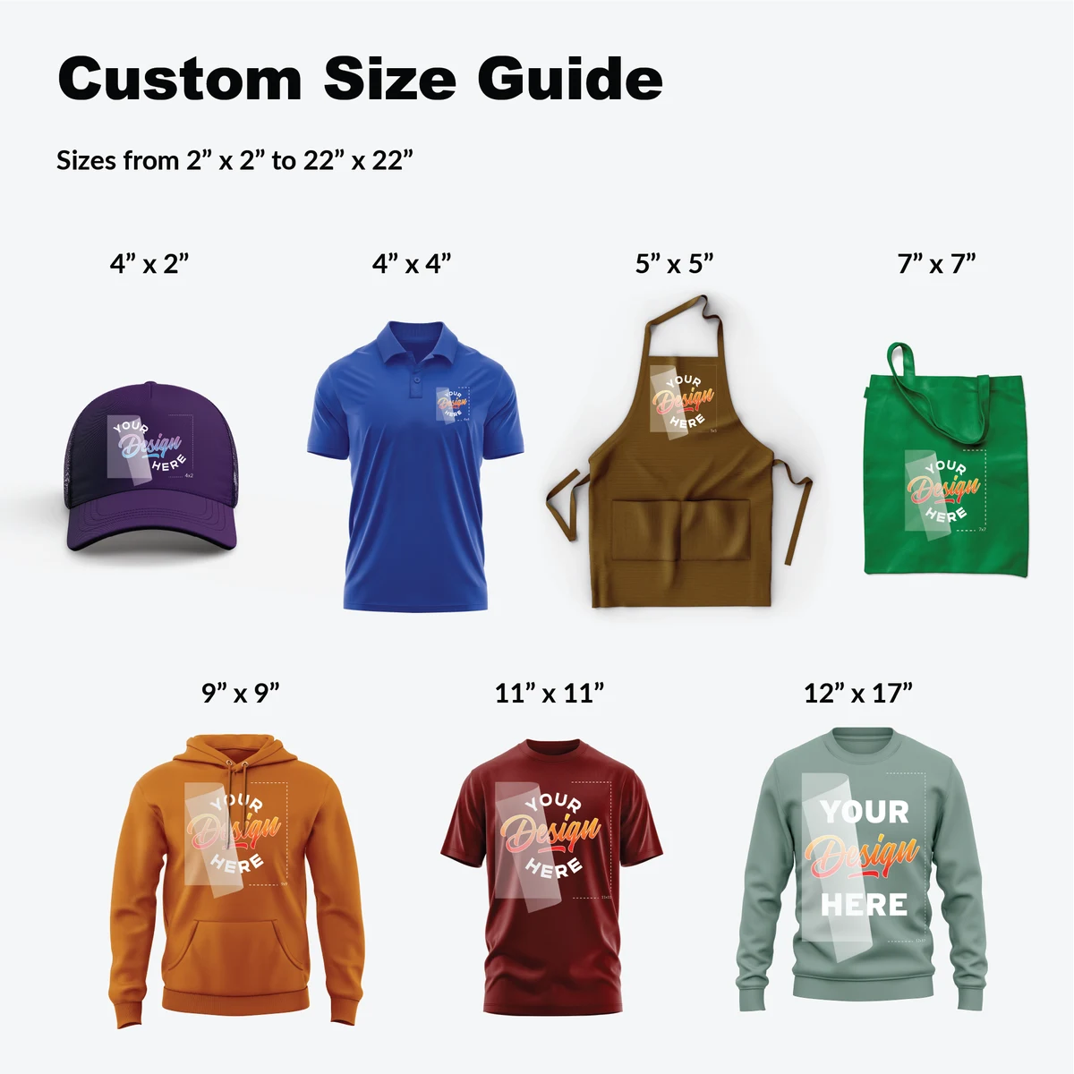 DTF Custom Sweatshirt Transfers 1