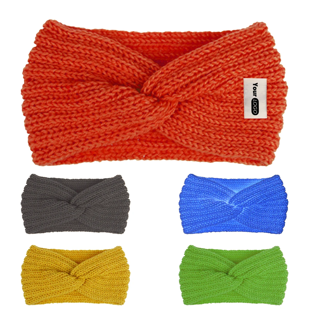 Acrylic Yarn Cozy Knit Headband For Winter Warmth 1