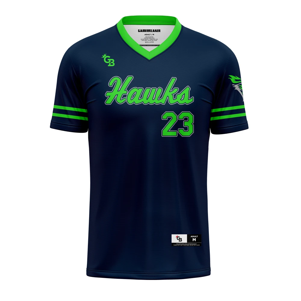 V-Neck Baseball Jersey 1
