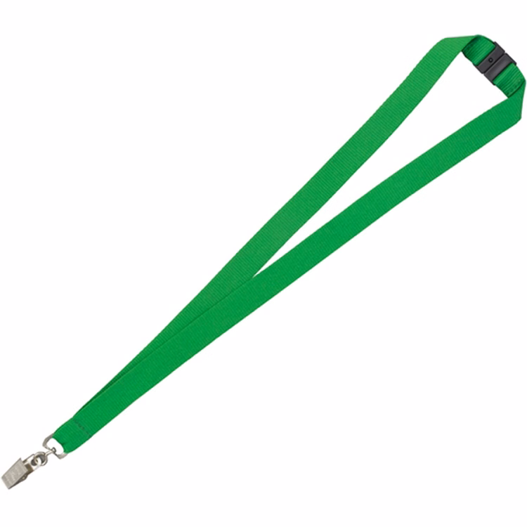 5/8" wide polyester lanyard