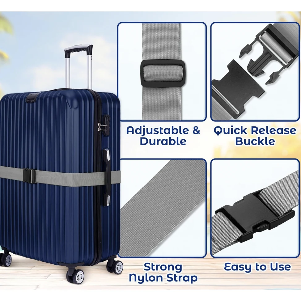 Durable Polyester Luggage Straps 1