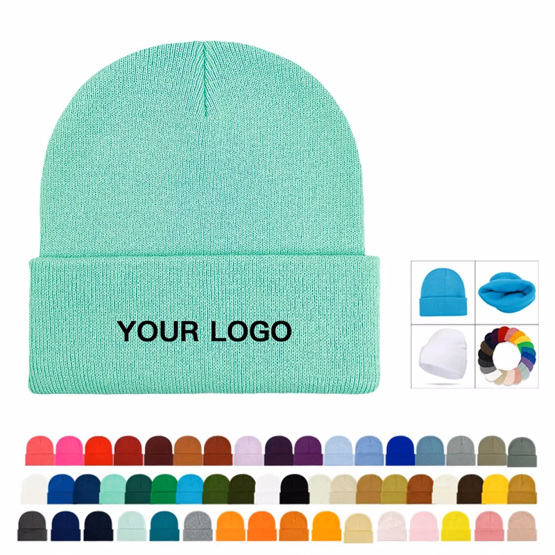 Classic Knit Beanie Cap for Winter Activities