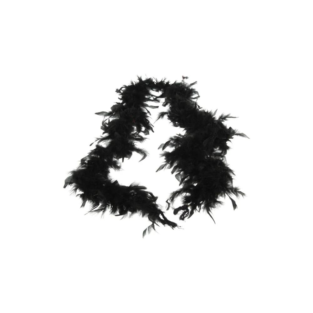 Black Feather Boa - 6' 1