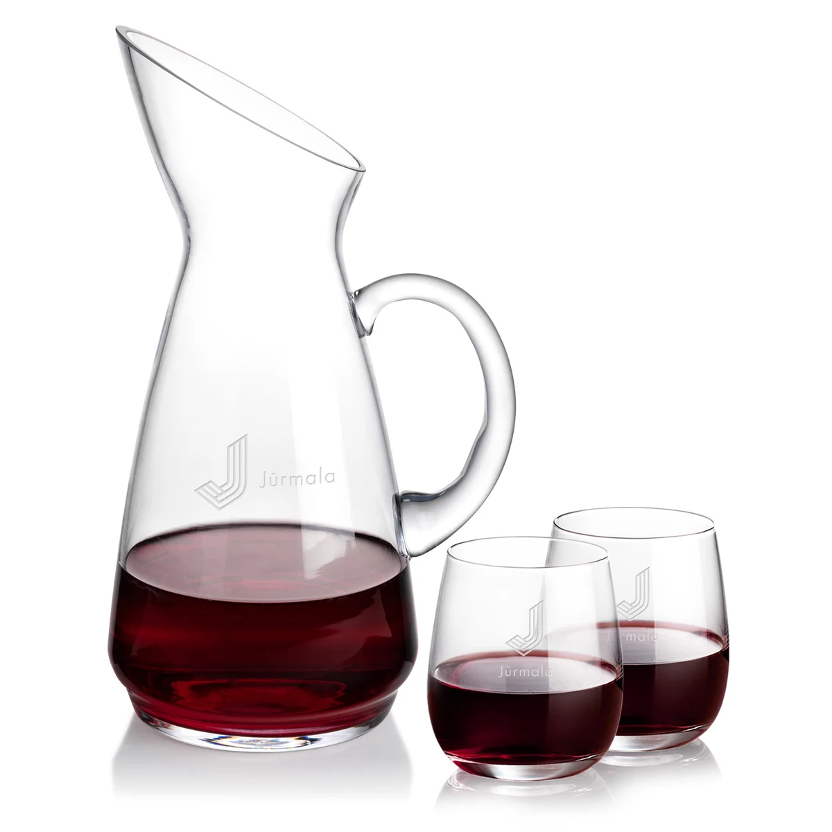 Taroni Carafe & Crestview Stemless Wine 1
