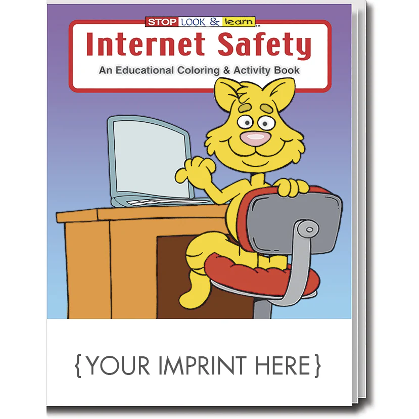 COLORING BOOK - Internet Safety Coloring & Activity Book 1
