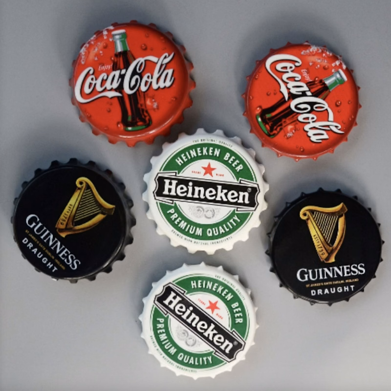 Bottle Cap Shaped Magnetic Opener