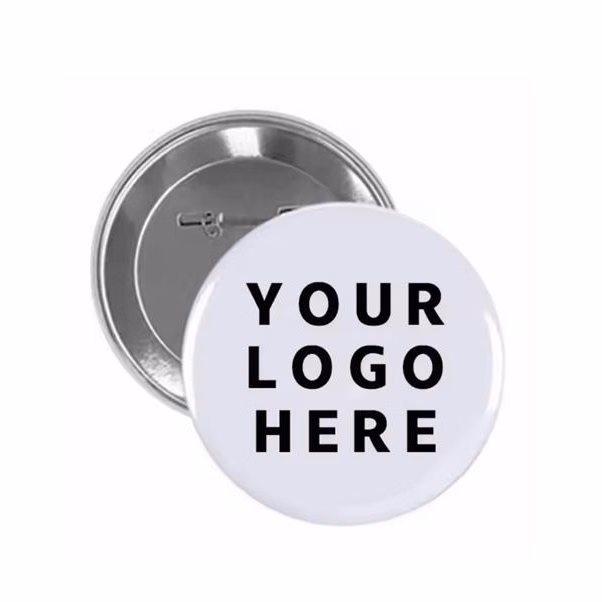 1" Custom Pin Badge with saftey Pin Back