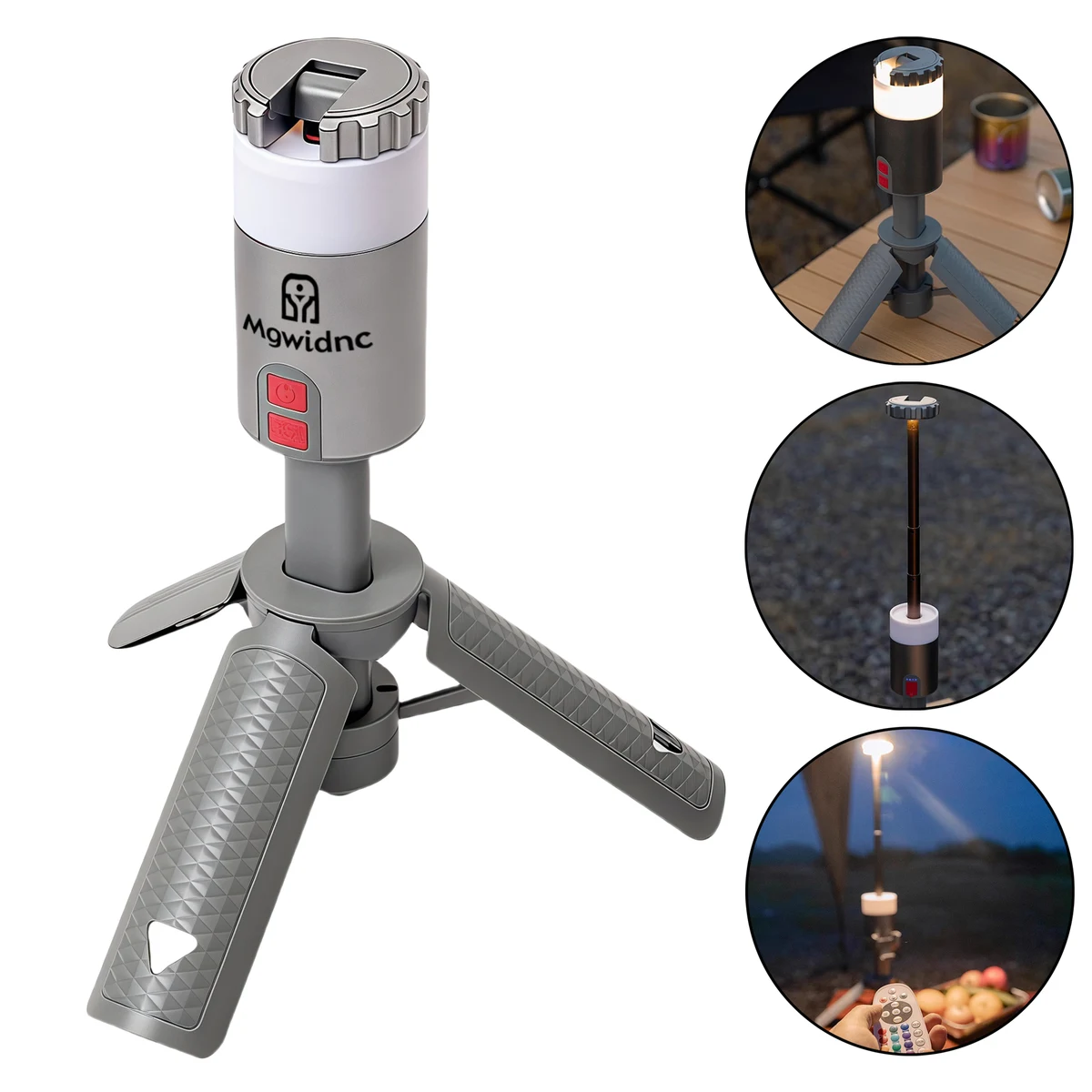 Portable Camping Light with Adjustable Aluminum Stand 1