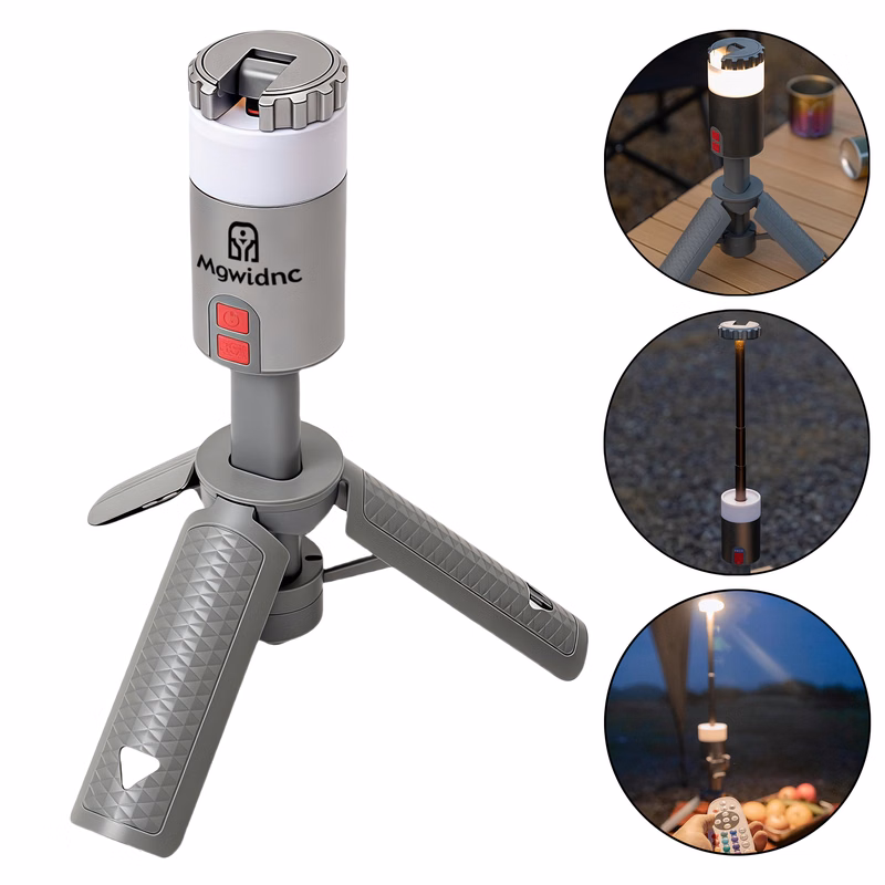Portable Camping Light with Adjustable Aluminum Stand