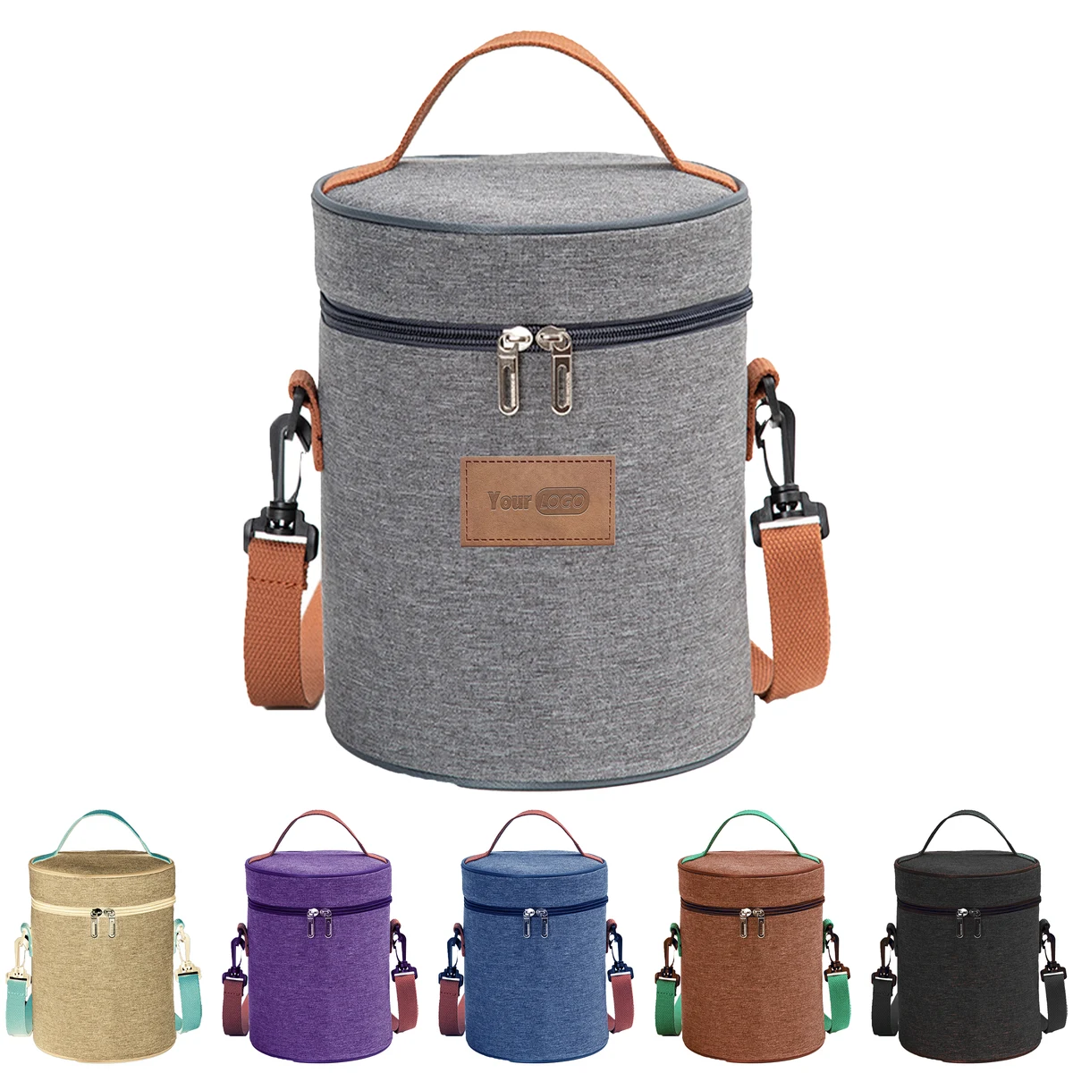 Oxford Practical And Stylish Insulated Lunch Box Lunch Bag With Shoulder Strap 1