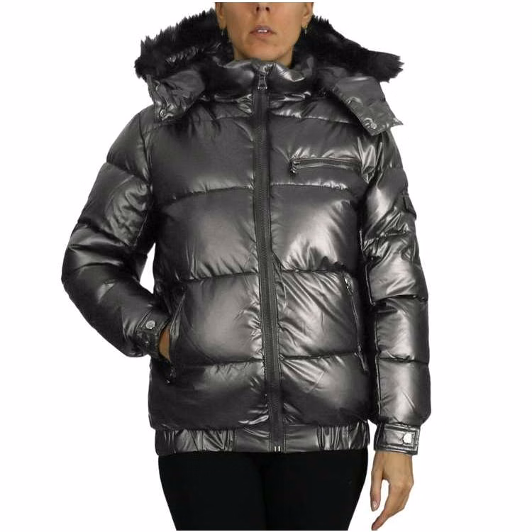 Women's Fashion Bubble Jackets - Gray S-XL