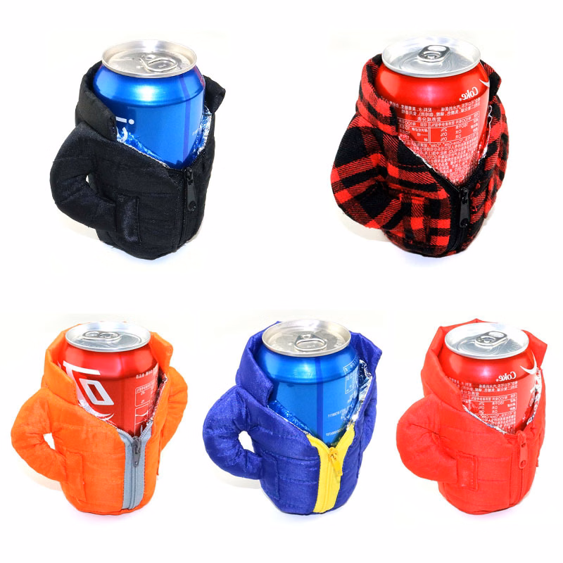 Jacket Shaped Beer Can Cooler