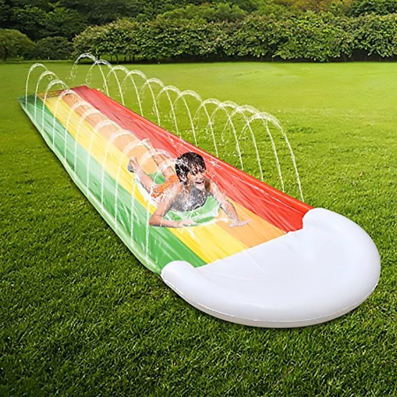 Rainbown Water Slide With 1 Surfboards
