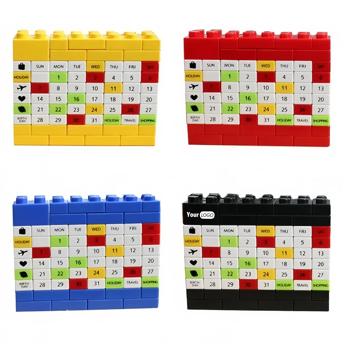 Abs Customizable Building Block Perpetual Calendar 1