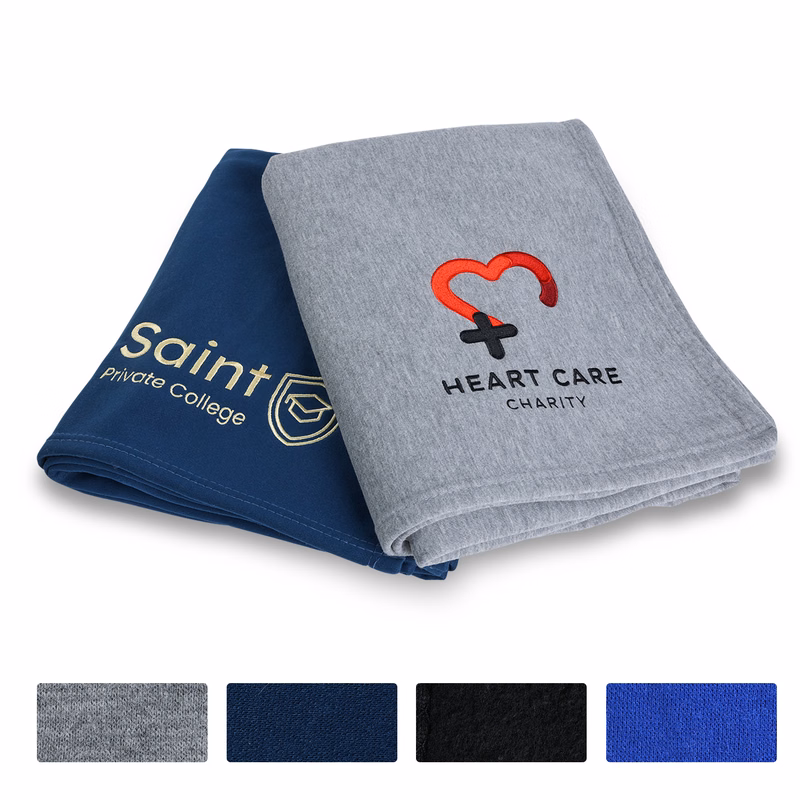 290GSM Sweatshirt Throw Blanket 50" X 60"