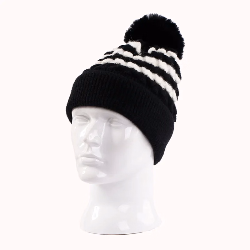 Bauble Sunday Angora Yarn Beanies