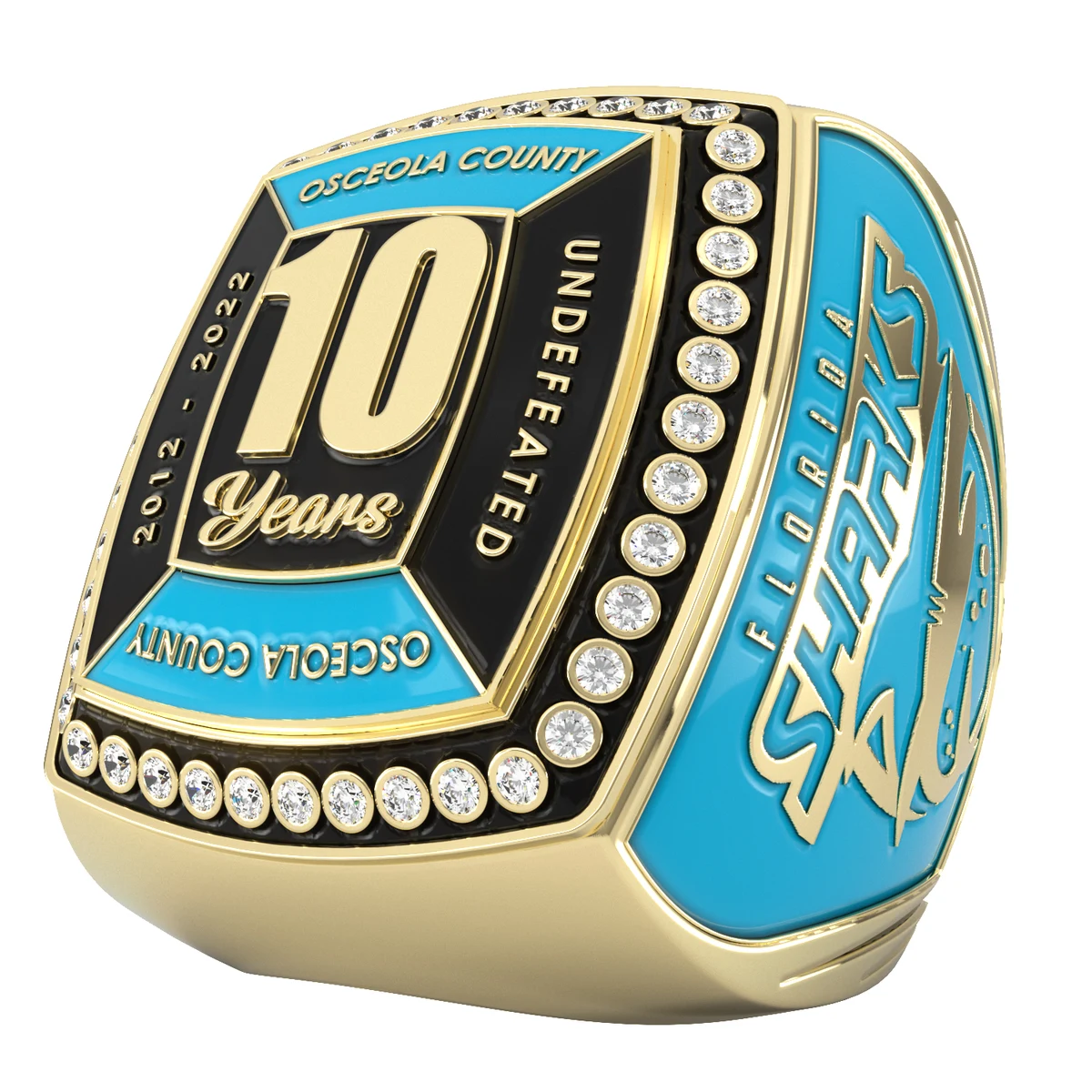 Custom Epic Ring w/ Custom Top & 2 Custom Sides 1