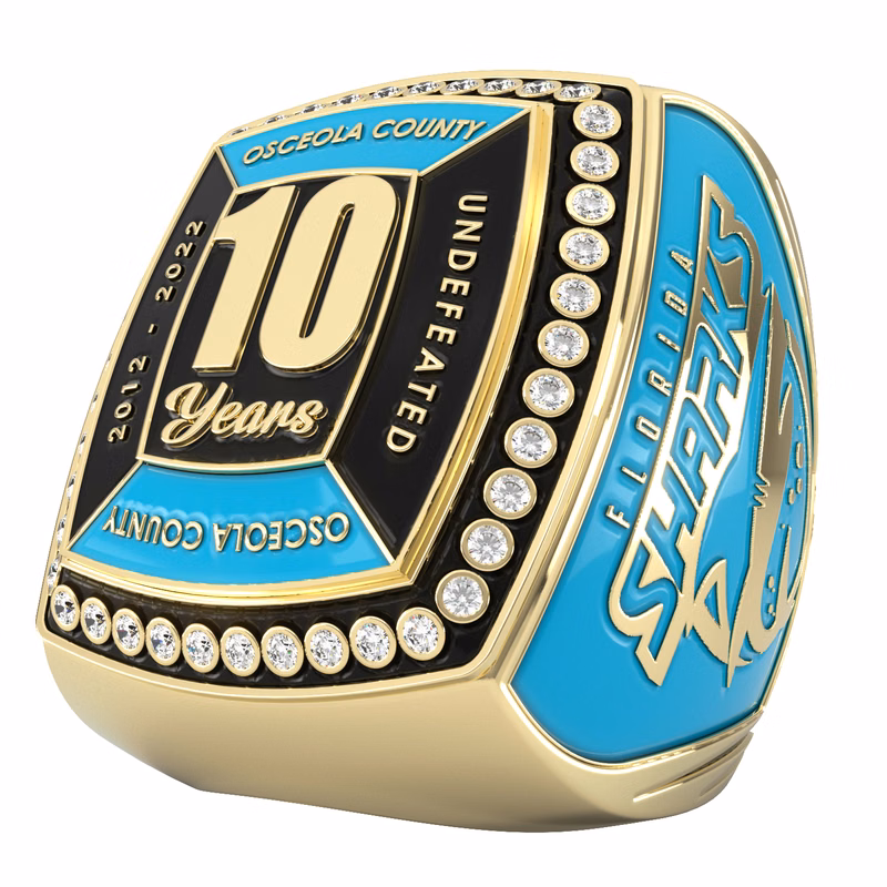 Custom Epic Ring w/ Custom Top & 2 Custom Sides
