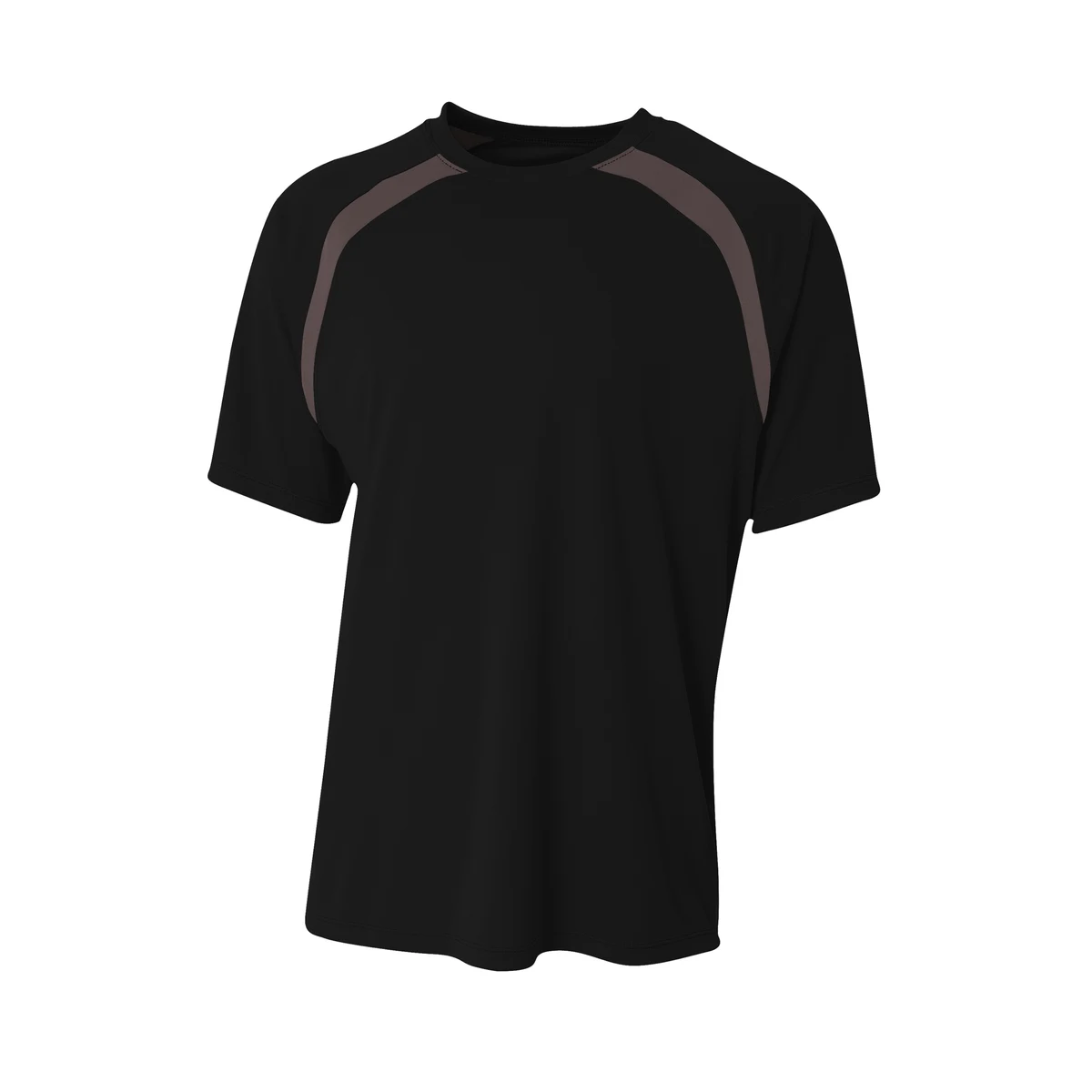 A4 Spartan Short Sleeve Color Block Crew 1