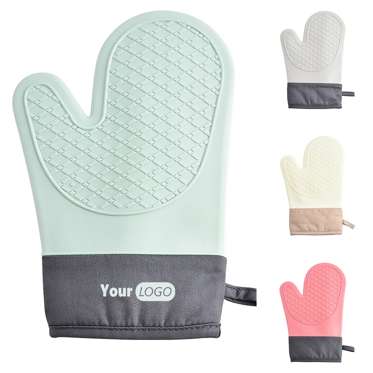 Silicone Insulated Oven Mitts 1