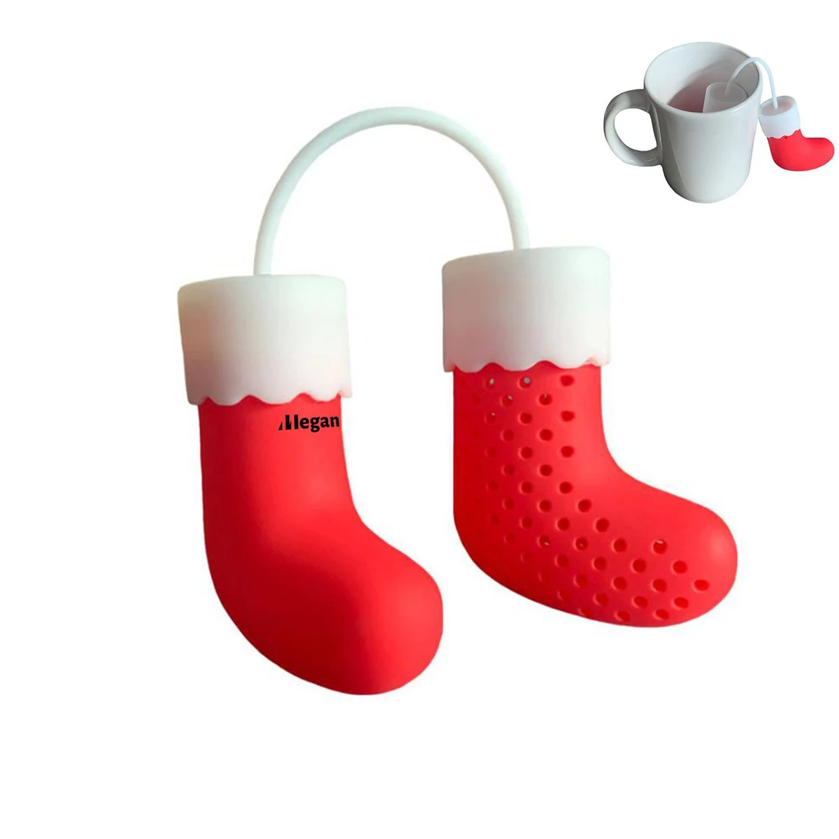 Christmas Stocking Shaped Tea Strainer 1