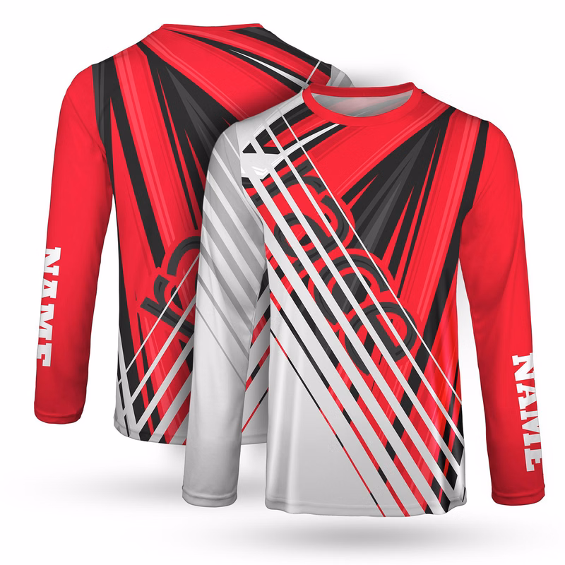 Custom Full Color Dye Sublimation Long Sleeve T-Shirt