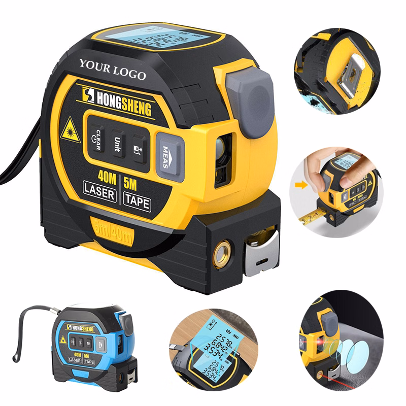 3 in 1 Digital Laser Distance Meters with LCD Display