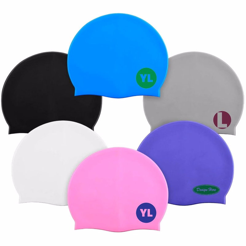 Soft Waterproof Silicone Swim Cap