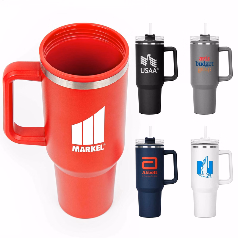 Hippo Lite Mug & Straw Lid with Twist Closure - 40 oz.