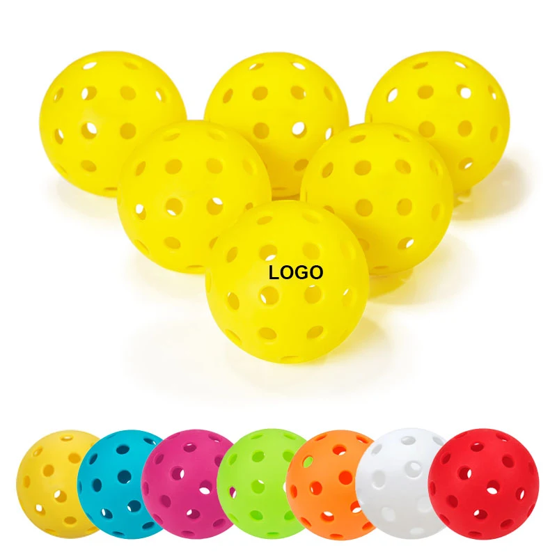 Colorful Outdoor Pickleballs with 40 Holes 1
