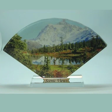 Fan Shaped Crystal on Crystal Base 1