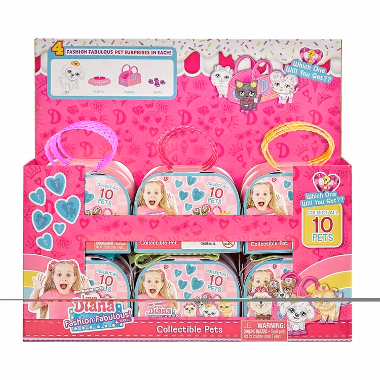 3.5" Love Diana Collectible Pets - Assorted Styles Blind Box