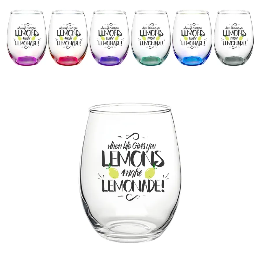 Crystal Elegance Stemless Wine Glass 1