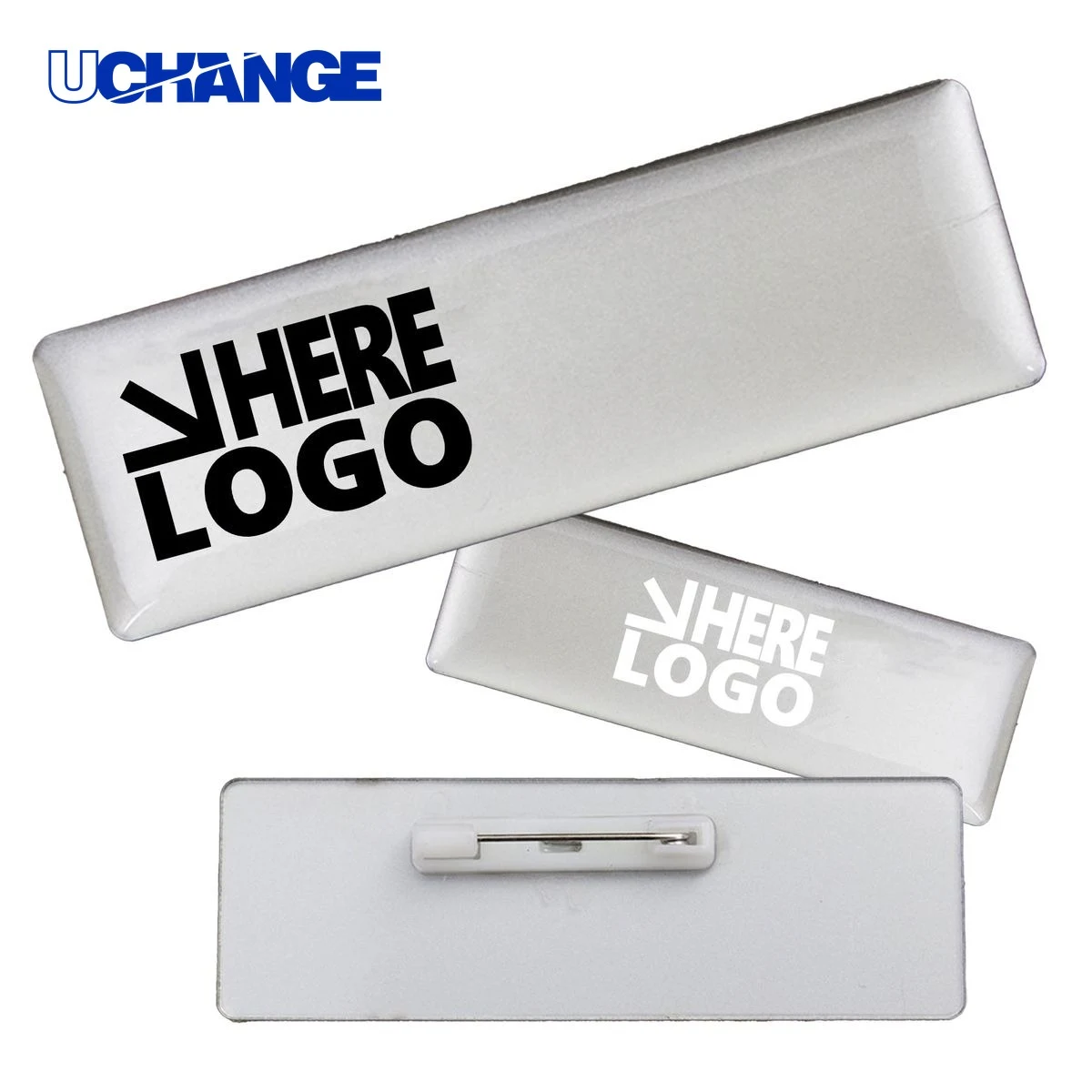 Plastic Empty Nameplate Badge 1